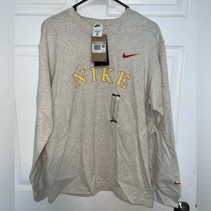 Nike Shirt Mens Long Sleeve Casual Crew Neck T-shirt